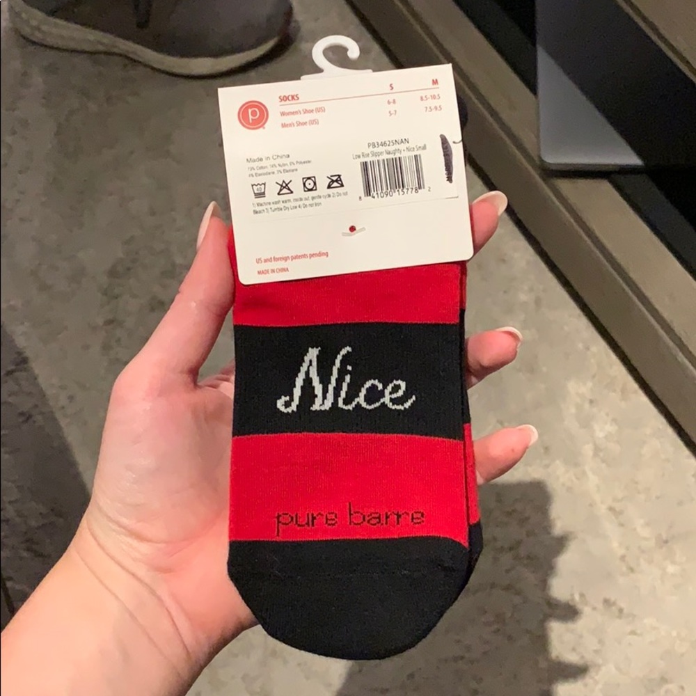 Pure Barre Grippy Socks